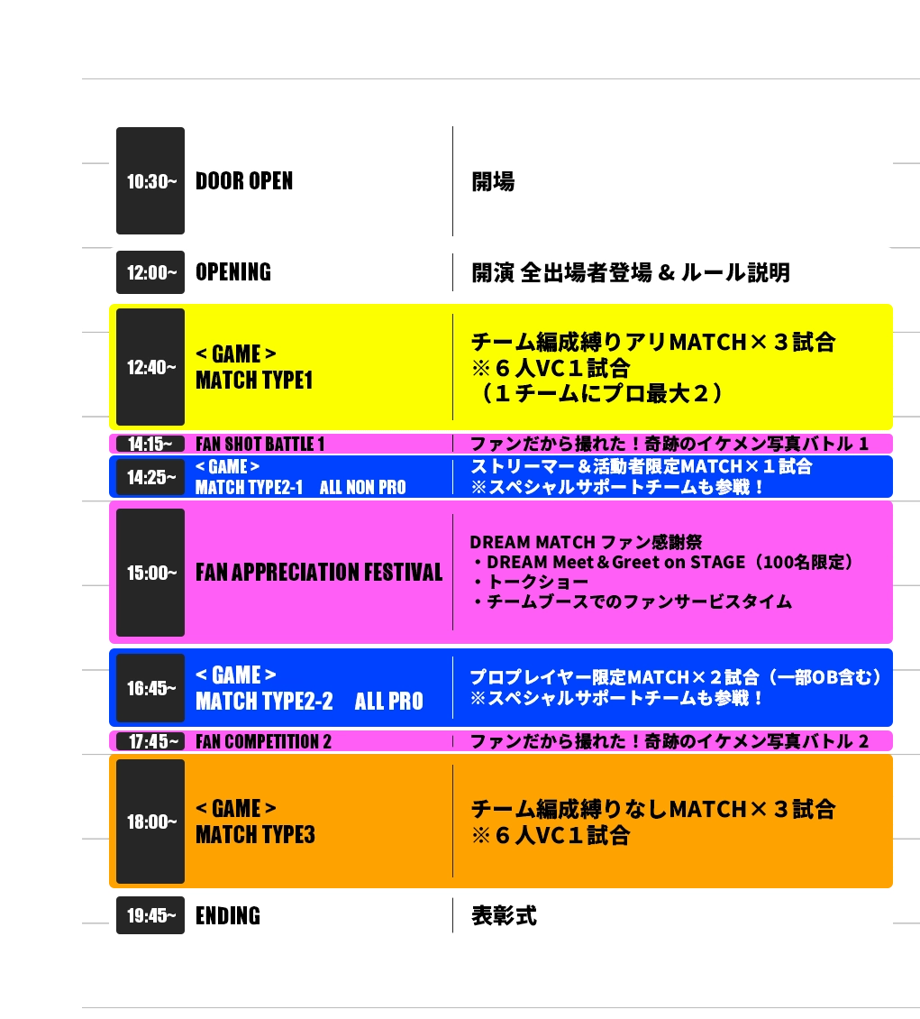 タイムテーブル